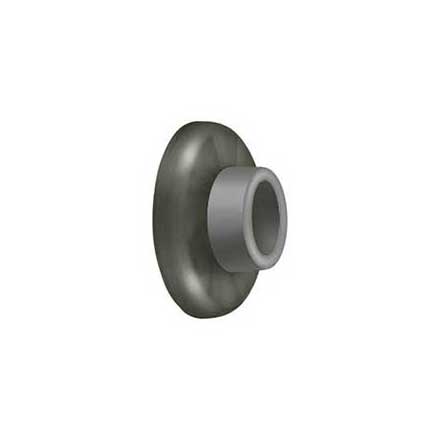 Deltana [WB250U15A] Steel Door Flush Mount Wall Bumper - Concave - Antique Nickel Finish - 2 1/2&quot; Dia.