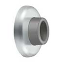 Deltana [WB250U26] Steel Door Flush Mount Wall Bumper - Concave - Polished Chrome Finish - 2 1/2" Dia.