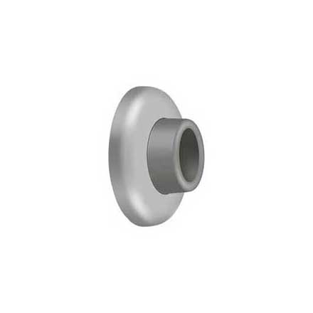 Deltana [WB250U32D] Steel Door Flush Mount Wall Bumper - Concave - Brushed Stainless Finish - 2 1/2&quot; Dia.