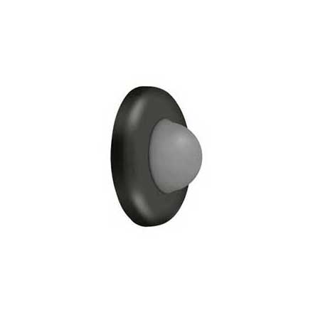 Deltana [WBC250U10B] Steel Door Flush Mount Wall Bumper - Convex - Oil Rubbed Bronze Finish - 2 1/2" Dia.