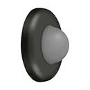 Deltana [WBC250U10B] Steel Door Flush Mount Wall Bumper - Convex - Oil Rubbed Bronze Finish - 2 1/2" Dia.