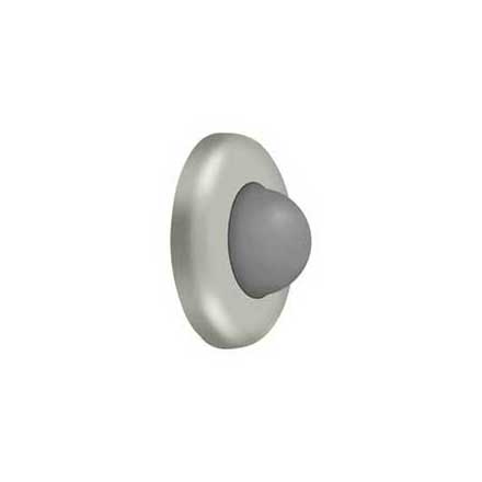 Deltana [WBC250U15] Steel Door Flush Mount Wall Bumper - Convex - Brushed Nickel Finish - 2 1/2" Dia.