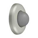 Deltana [WBC250U15] Steel Door Flush Mount Wall Bumper - Convex - Brushed Nickel Finish - 2 1/2&quot; Dia.