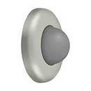 Deltana [WBC250U15] Steel Door Flush Mount Wall Bumper - Convex - Brushed Nickel Finish - 2 1/2&quot; Dia.