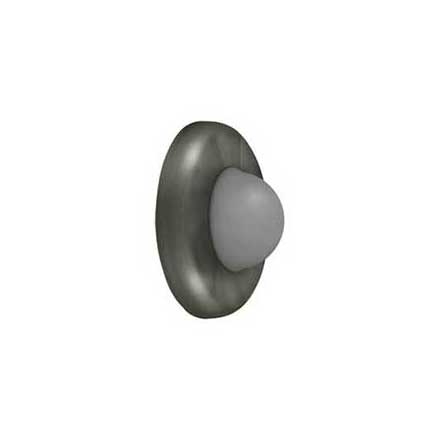 Deltana [WBC250U15A] Steel Door Flush Mount Wall Bumper - Convex - Antique Nickel Finish - 2 1/2&quot; Dia.