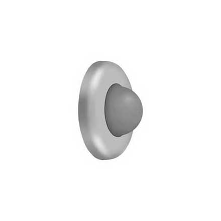 Deltana [WBC250U32D] Steel Door Flush Mount Wall Bumper - Convex - Brushed Stainless Finish - 2 1/2" Dia.