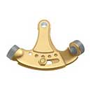 Deltana [HPA69CR003] Solid Brass Door Hinge Pin Stop - Hinge Mount - Adjustable - Polished Brass (PVD) Finish