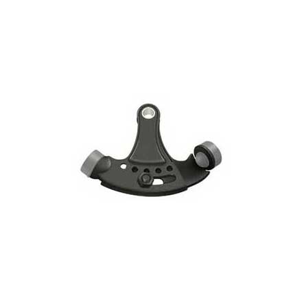 Deltana [HPA69U10B] Solid Brass Door Hinge Pin Stop - Hinge Mount - Adjustable - Oil Rubbed Bronze Finish