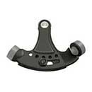 Deltana [HPA69U10B] Solid Brass Door Hinge Pin Stop - Hinge Mount - Adjustable - Oil Rubbed Bronze Finish