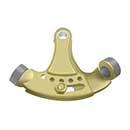 Deltana [HPA69U3] Solid Brass Door Hinge Pin Stop - Hinge Mount - Adjustable - Polished Brass Finish