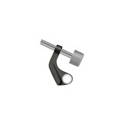 Deltana [HPH89U10B] Solid Brass Door Hinge Pin Stop - Brass Hinge Mount - Oil Rubbed Bronze Finish