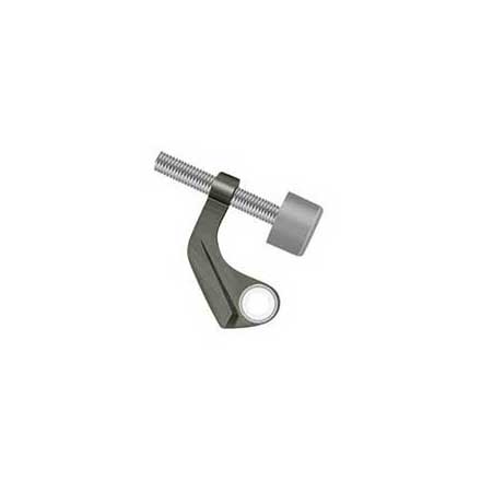 Deltana [HPH89U15A] Solid Brass Door Hinge Pin Stop - Brass Hinge Mount - Antique Nickel Finish