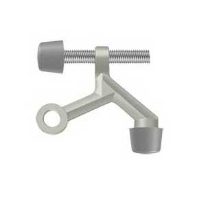 Deltana [ZHP70U15] Die Cast Zinc Door Hinge Pin Stop - Hinge Mount - Brushed Nickel Finish