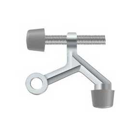 Deltana [ZHP70U26] Die Cast Zinc Door Hinge Pin Stop - Hinge Mount - Polished Chrome Finish