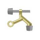 Deltana [ZHP70U3] Die Cast Zinc Door Hinge Pin Stop - Hinge Mount - Polished Brass Finish