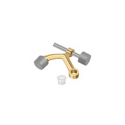 Deltana [HP70CR003] Solid Brass Door Hinge Pin Stop - Hinge Mount - Polished Brass (PVD) Finish