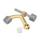 Deltana [HP70CR003] Solid Brass Door Hinge Pin Stop - Hinge Mount - Polished Brass (PVD) Finish