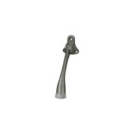 Deltana [DHK5U15A] Solid Brass Door Kickdown Holder - Antique Nickel Finish - 5&quot; L