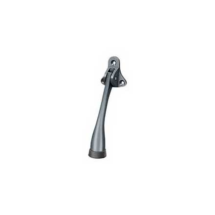 Deltana [DHK5U26D] Solid Brass Door Kickdown Holder - Brushed Chrome Finish - 5" L