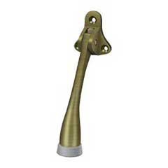 Deltana [DHK5U5] Solid Brass Door Kickdown Holder - Antique Brass Finish - 5&quot; L