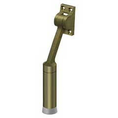 Deltana [DHK7U5] Solid Brass Door Kickdown Holder - Heavy Duty - Antique Brass Finish - 7 7/8&quot; L
