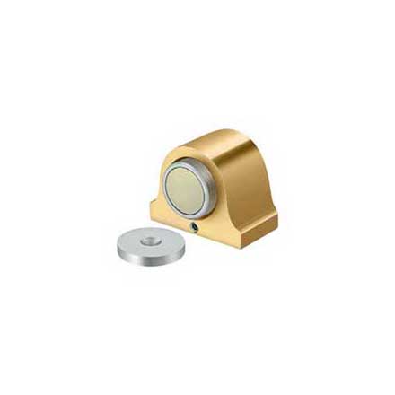 Deltana [DSM125CR003] Solid Brass Magnetic Door Holder - Dome - Polished Brass (PVD) Finish - 1 1/2&quot; L