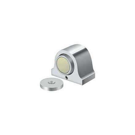 Deltana [DSM125U26] Solid Brass Magnetic Door Holder - Dome - Polished Chrome Finish - 1 1/2" L