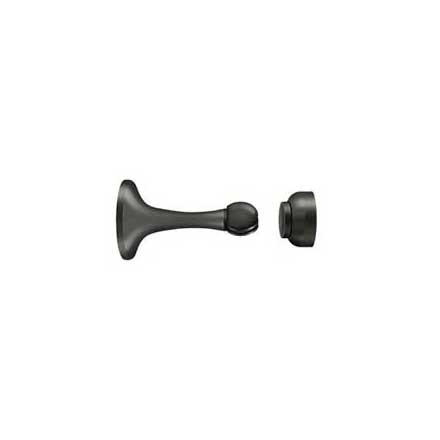 Deltana [MDH30U10B] Solid Brass Magnetic Door Holder - Oil Rubbed Bronze Finish - 3&quot; L