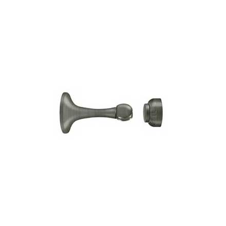 Deltana [MDH30U15A] Solid Brass Magnetic Door Holder - Antique Nickel Finish - 3" L