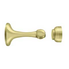 Deltana [MDH30U3] Solid Brass Magnetic Door Holder - Polished Brass Finish - 3&quot; L