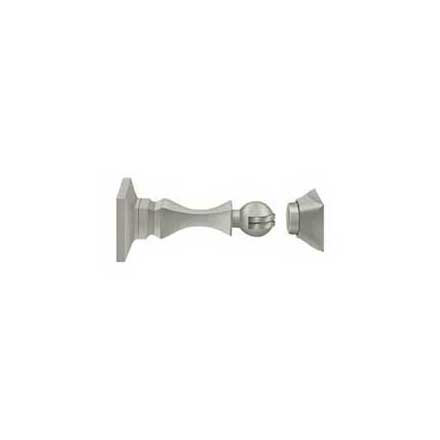 Deltana [MDH35U15] Solid Brass Magnetic Door Holder - Brushed Nickel Finish - 3 1/2&quot; L