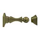 Deltana [MDH35U5] Solid Brass Magnetic Door Holder - Antique Brass Finish - 3 1/2" L