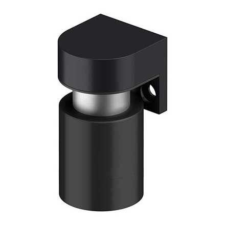 Deltana [MDHMU19] Stainless Steel Magnetic Door Holder - Modern - Paint Black Finish - 2&quot; L