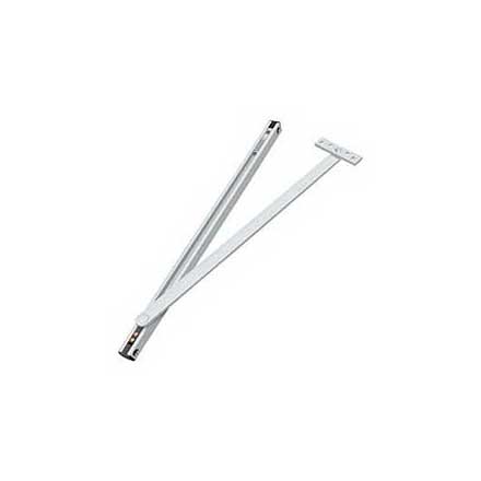 Deltana [DCSM10USPW] Solid Brass Overhead Door Holder - Prime Coat White Finish - 18 3/4&quot; L