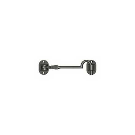 Deltana [CHB4U10B] Solid Brass Door Cabin Hook - Oil Rubbed Bronze Finish - 4&quot; L