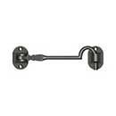 Deltana [CHB4U10B] Solid Brass Door Cabin Hook - Oil Rubbed Bronze Finish - 4" L