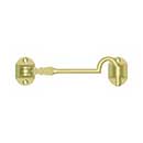 Deltana [CHB4U3] Solid Brass Door Cabin Hook - Polished Brass Finish - 4" L