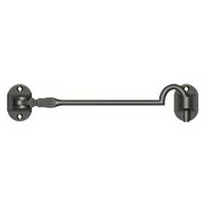 Deltana [CHB6U15] Solid Brass Door Cabin Hook - Brushed Nickel Finish - 6" L