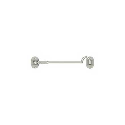 Deltana [CHB6U15] Solid Brass Door Cabin Hook - Brushed Nickel Finish - 6&quot; L