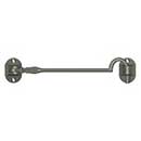 Deltana [CHB6U15A] Solid Brass Door Cabin Hook - Antique Nickel Finish - 6&quot; L