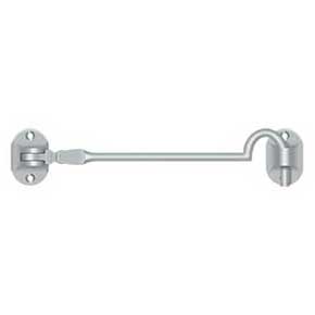 Deltana [CHB6U26D] Solid Brass Door Cabin Hook - Brushed Chrome Finish - 6" L