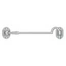 Deltana [CHB6U26D] Solid Brass Door Cabin Hook - Brushed Chrome Finish - 6" L