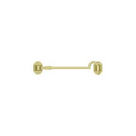 Deltana [CHB6U3] Solid Brass Door Cabin Hook - Polished Brass Finish - 6&quot; L