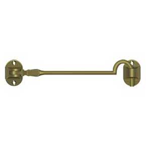 Deltana [CHB6U5] Solid Brass Door Cabin Hook - Antique Brass Finish - 6" L