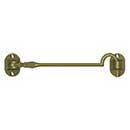 Deltana [CHB6U5] Solid Brass Door Cabin Hook - Antique Brass Finish - 6&quot; L