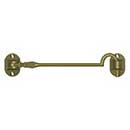 Deltana [CHB6U5] Solid Brass Door Cabin Hook - Antique Brass Finish - 6" L