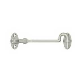 Deltana [CHK4U15] Solid Brass Door Cabin Hook - Swivel - Brushed Nickel Finish - 4" L