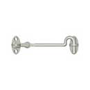 Deltana [CHK4U15] Solid Brass Door Cabin Hook - Swivel - Brushed Nickel Finish - 4&quot; L