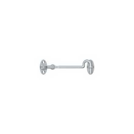 Deltana [CHK4U26D] Solid Brass Door Cabin Hook - Swivel - Brushed Chrome Finish - 4&quot; L