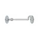 Deltana [CHK4U26D] Solid Brass Door Cabin Hook - Swivel - Brushed Chrome Finish - 4" L